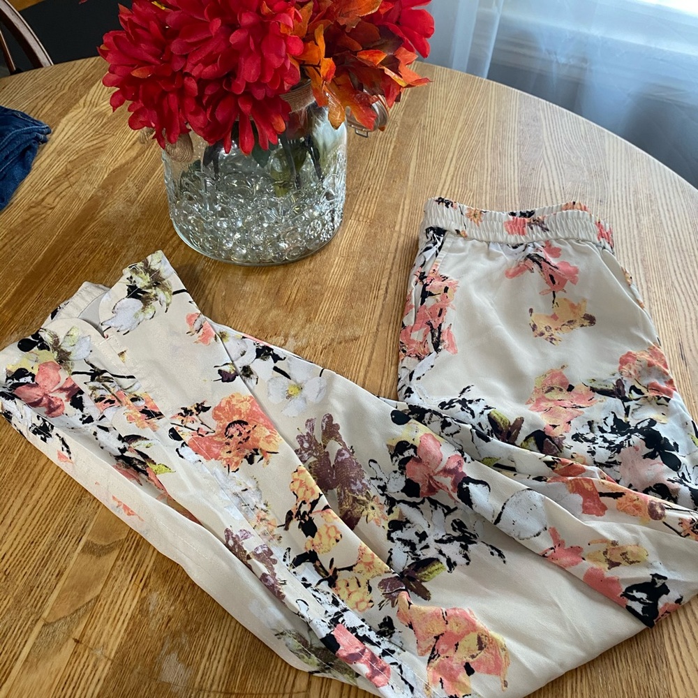 Flowered Lounge Pants